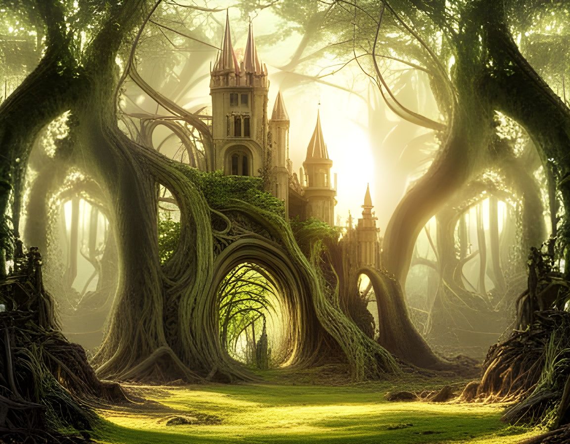 Enchanted Forest: Fairy Princess and Castle