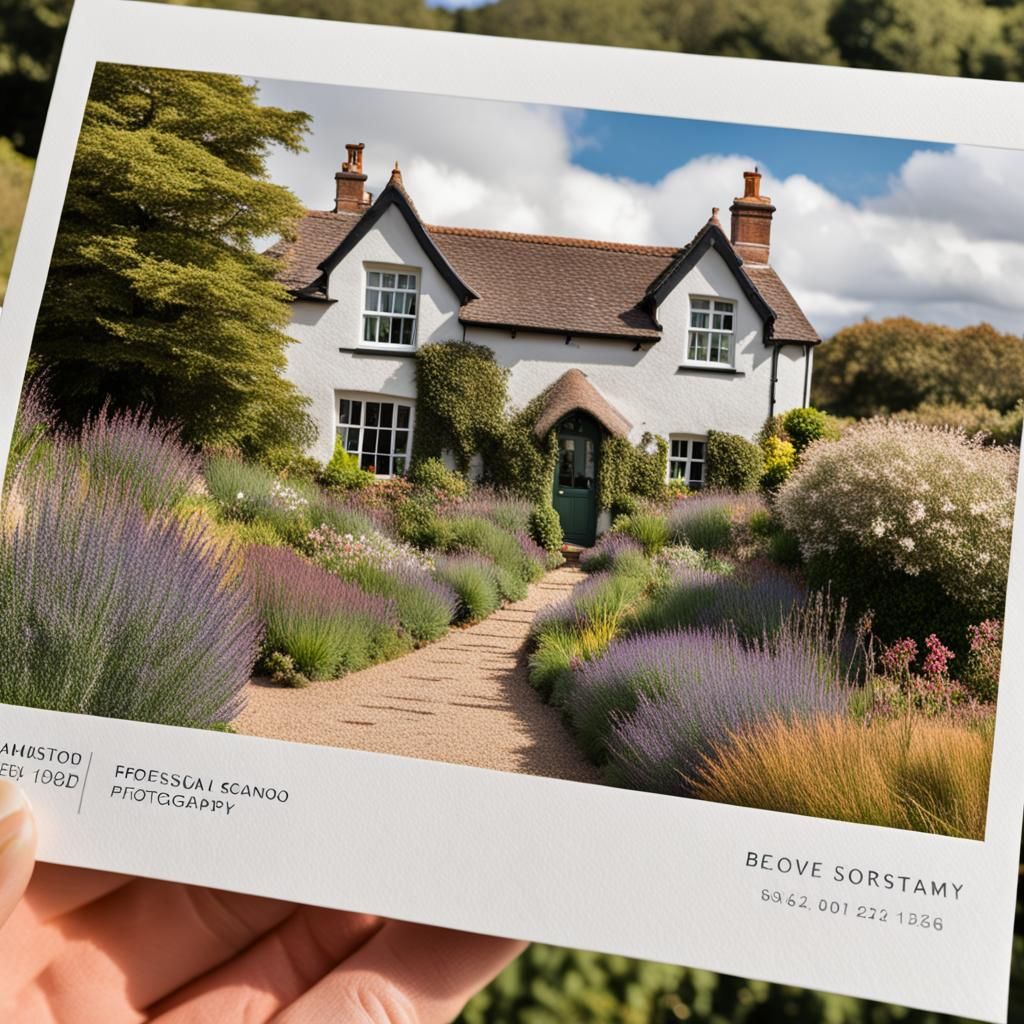 Scenic Postcard Delivery Through Letterbox, Professional Pho...