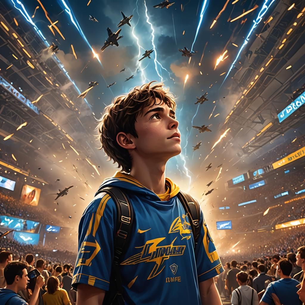 Boy's Esports Dream: Planes, Stadiums, and Championship Glor...