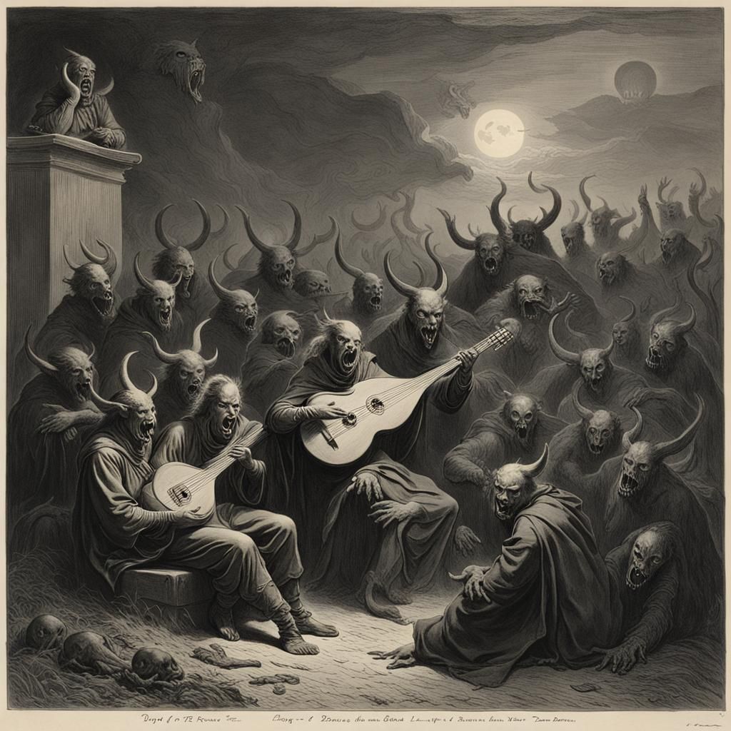 Hellish Bard's Demonic Lyre Recital