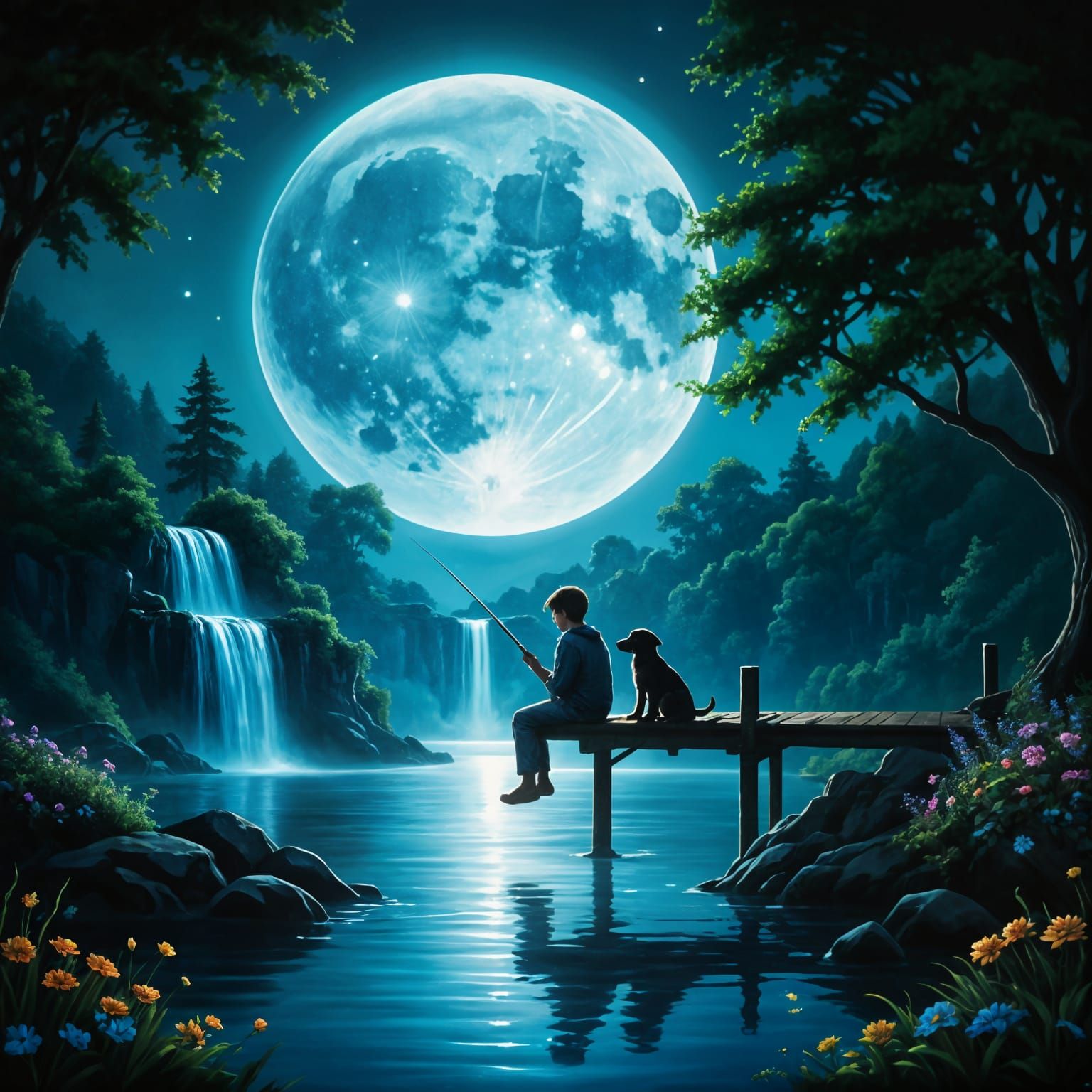 Moonlight Fishing
