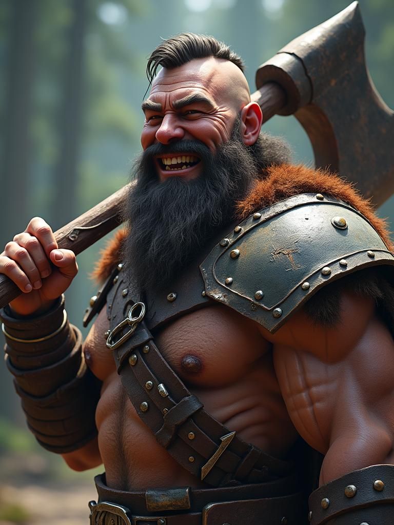 Olaf Clawson, the Cheery Barbarian