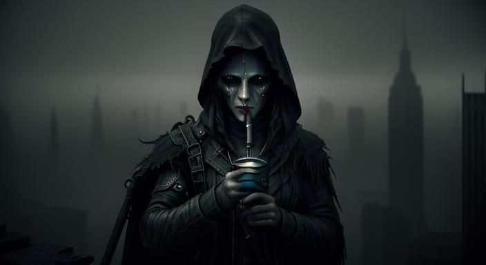 Dystopian Social Injustice: A Hand-Drawn Fantasy Masterpiece