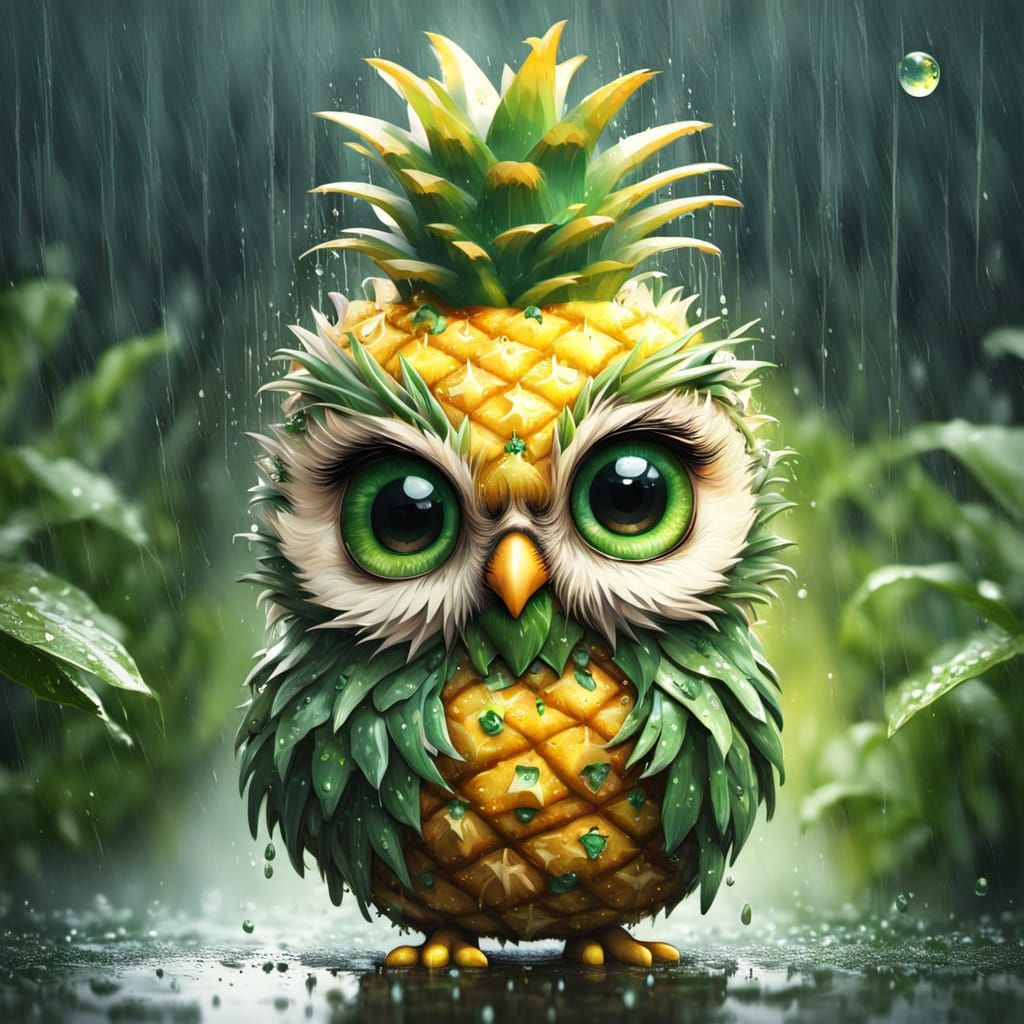 Pineapple Owl 🦉 🍍