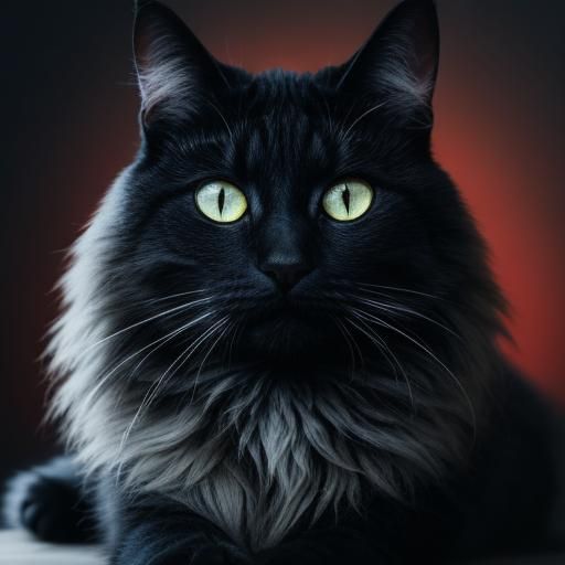 Cat in Dracula Cape: A Feline Vampire