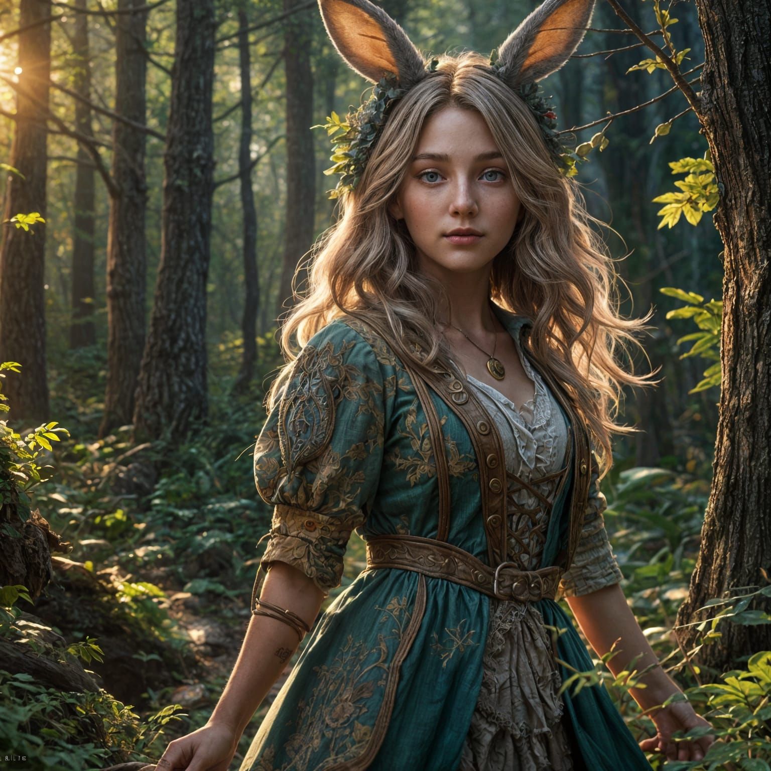 Cotton Tail Rabbit, Rabit Girl,