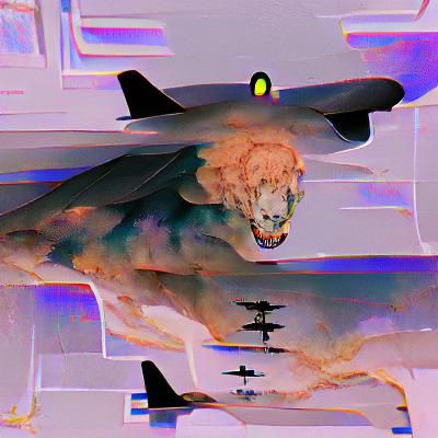 Fearsome Lion Shark Tomcat in Hellfire Realm