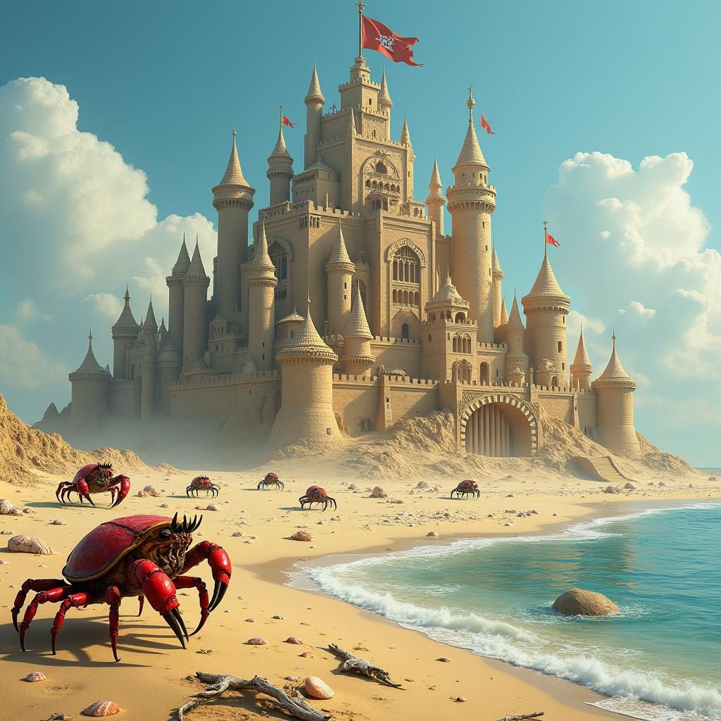 Pirate Crab Attack on Grand Sandcastle