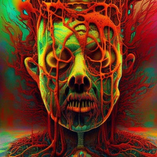 Degeneration and Dissolution: Sci-Fi Horror Art