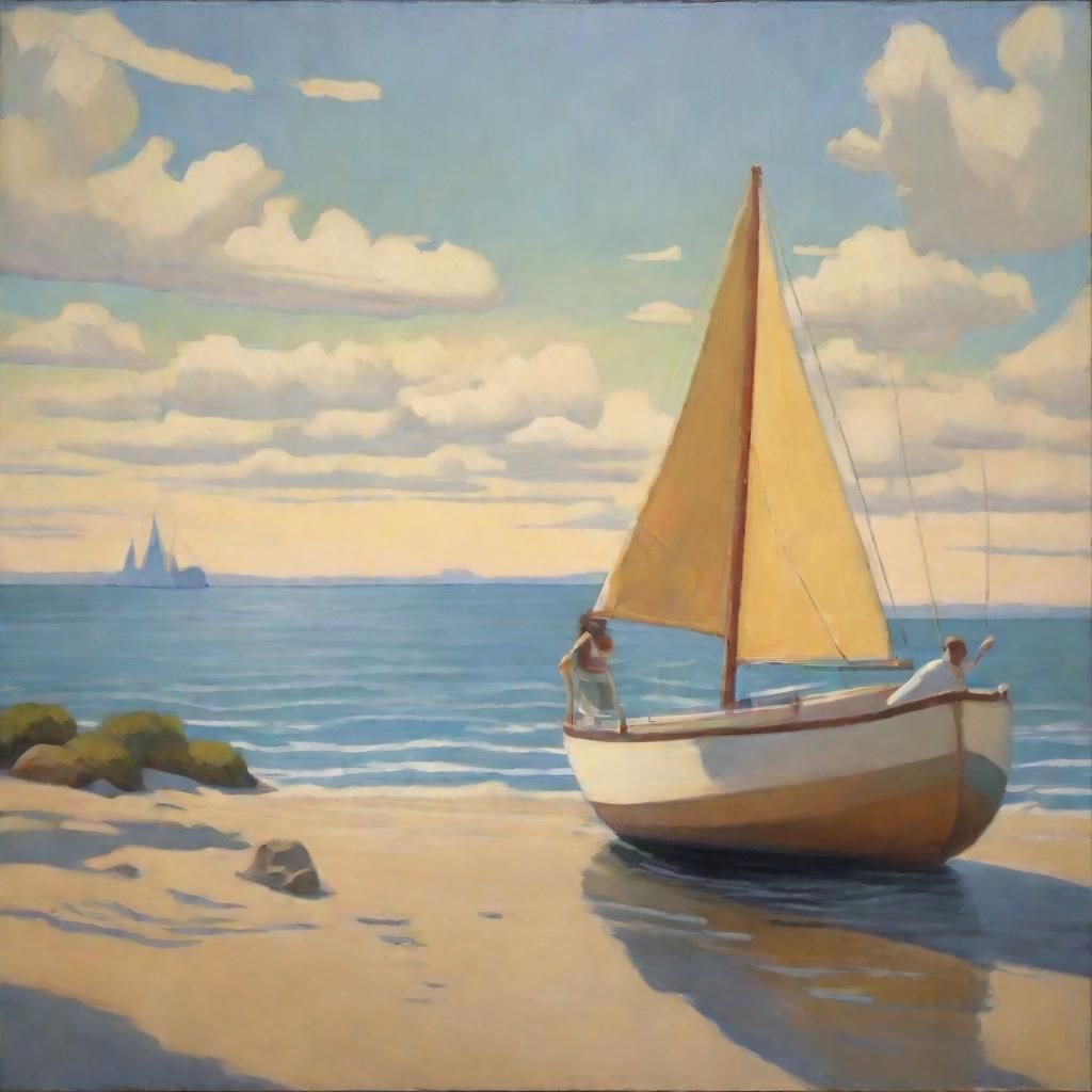 Calm Ocean Strand Masterpiece