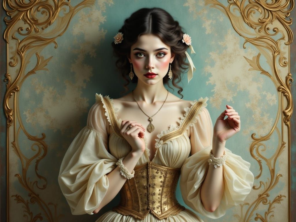 Vintage Sci-Fi Portrait with Dynamic Lighting