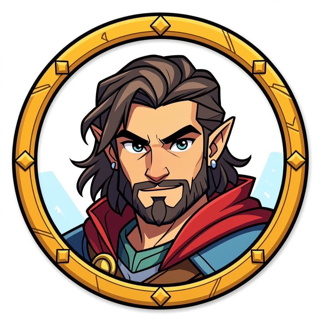Toon Style D&D Battle Token Border