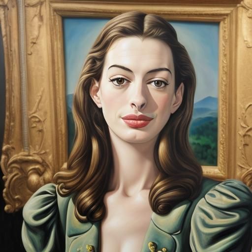 Surreal Melting Portrait in Salvador Dali Style