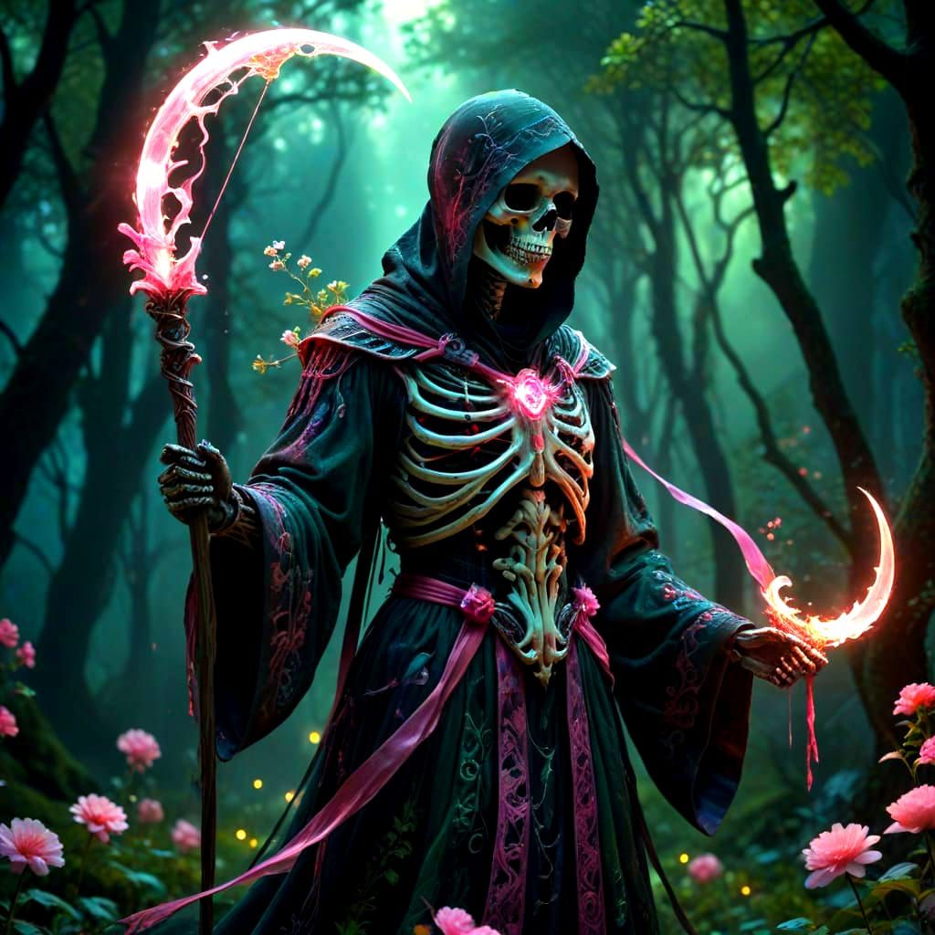 Demon wearing some Pink