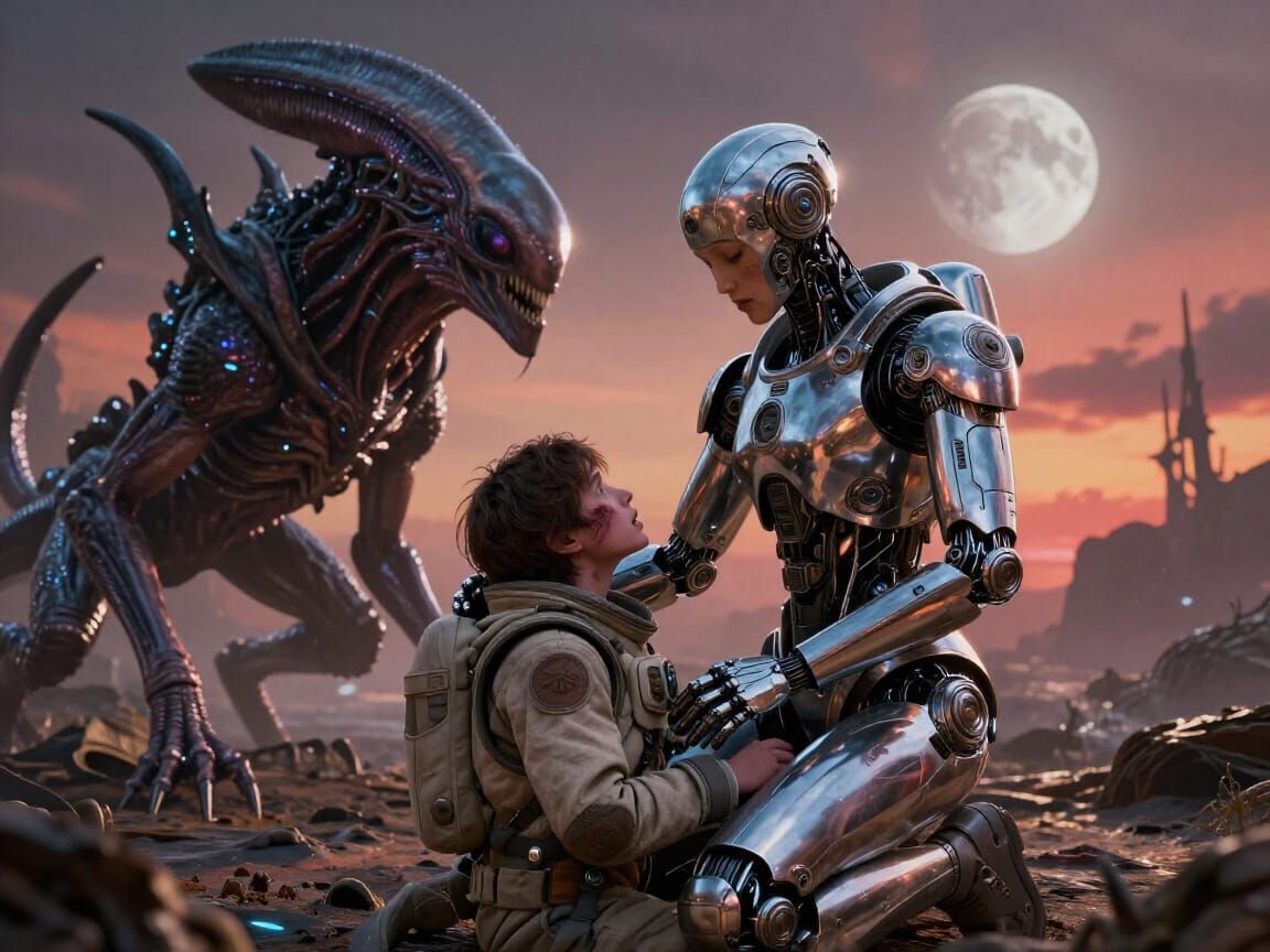 Rescue Party finds the Crashed Pilot