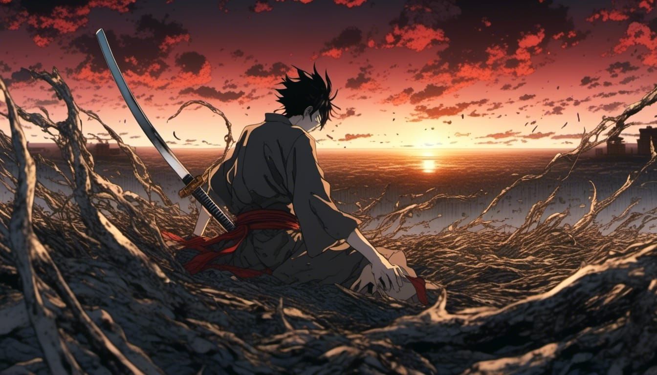 Samurai Sunset: Anime Key Visual