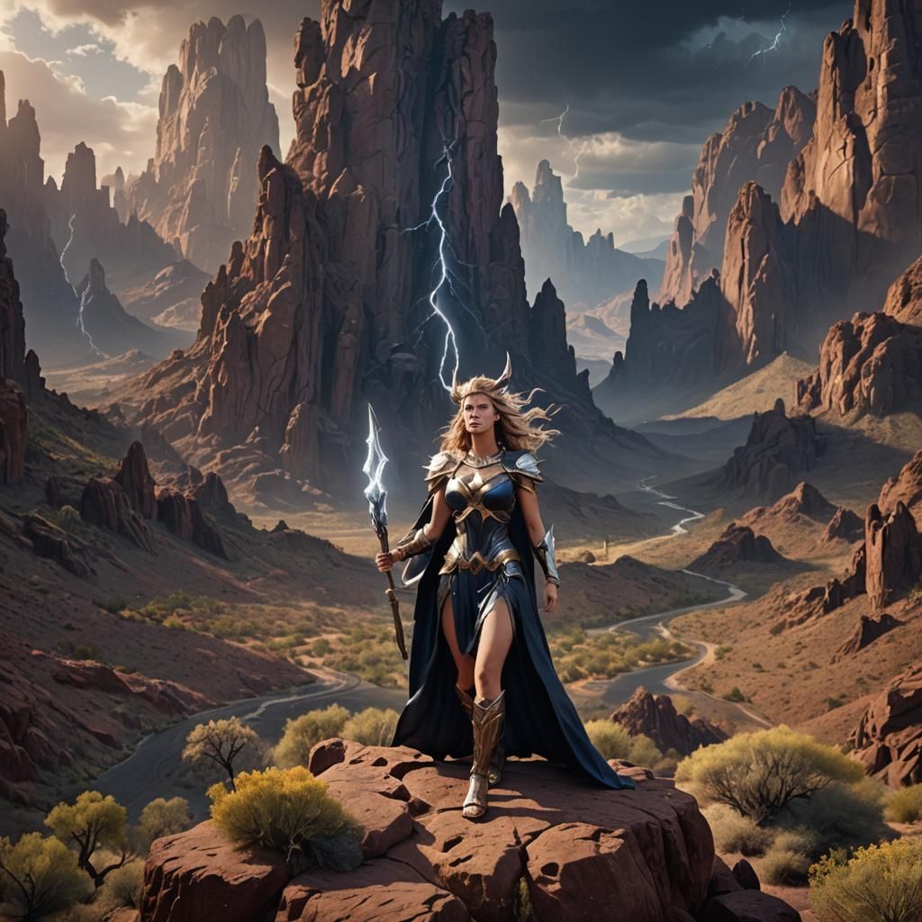 Thunder Goddess in Superstition Mountains