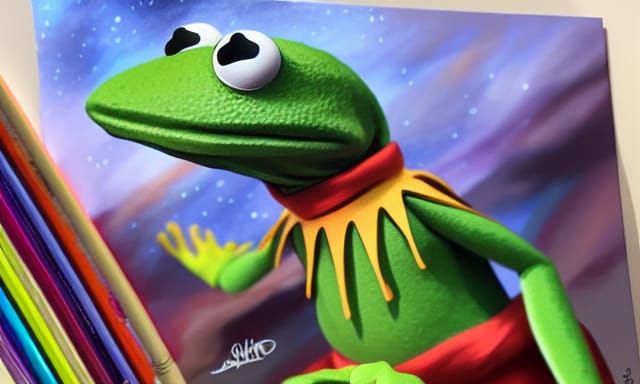 Kermit the Frog in Star Trek, Pixar Style