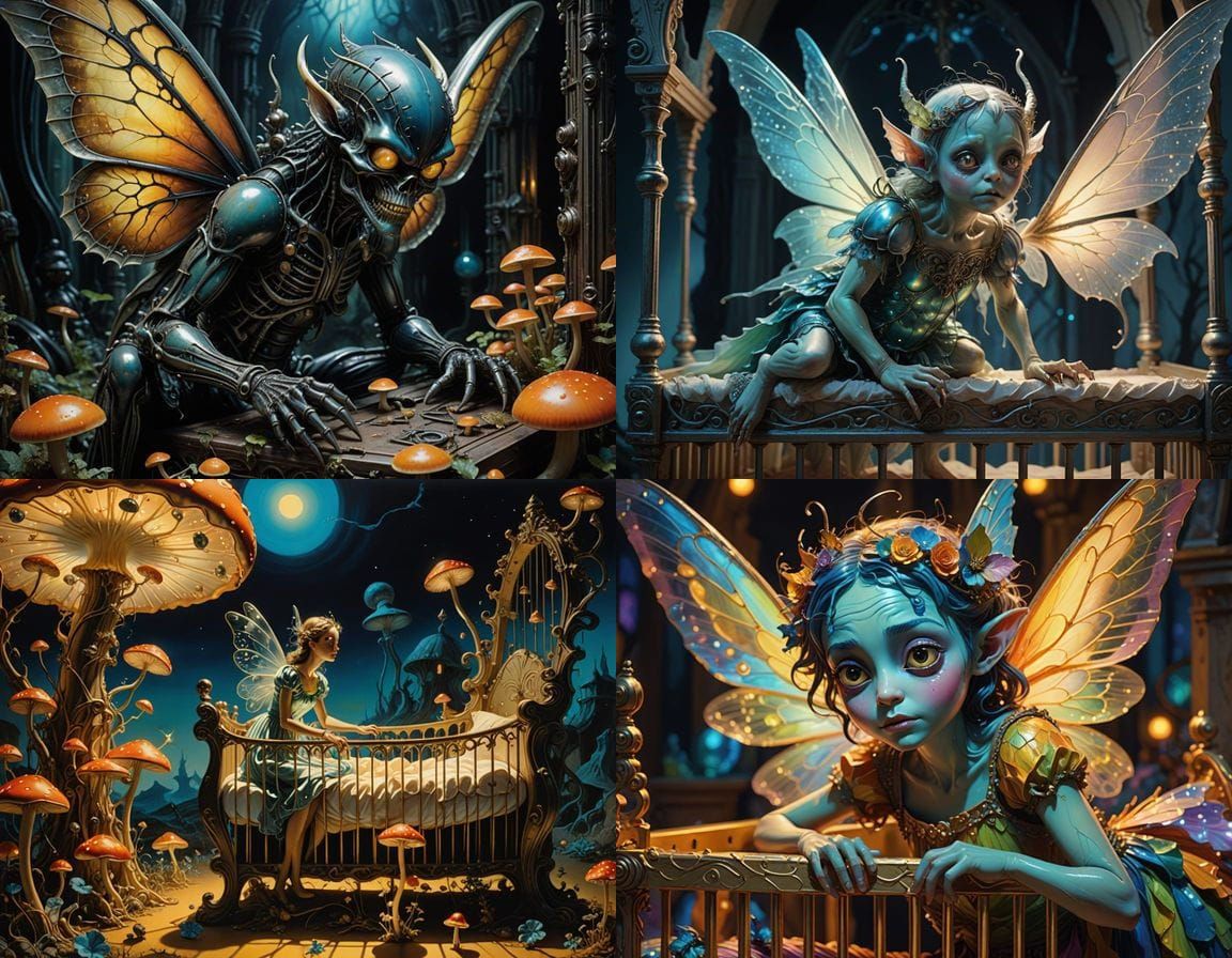 Monstrous Fairy Whispering Marketing Messages