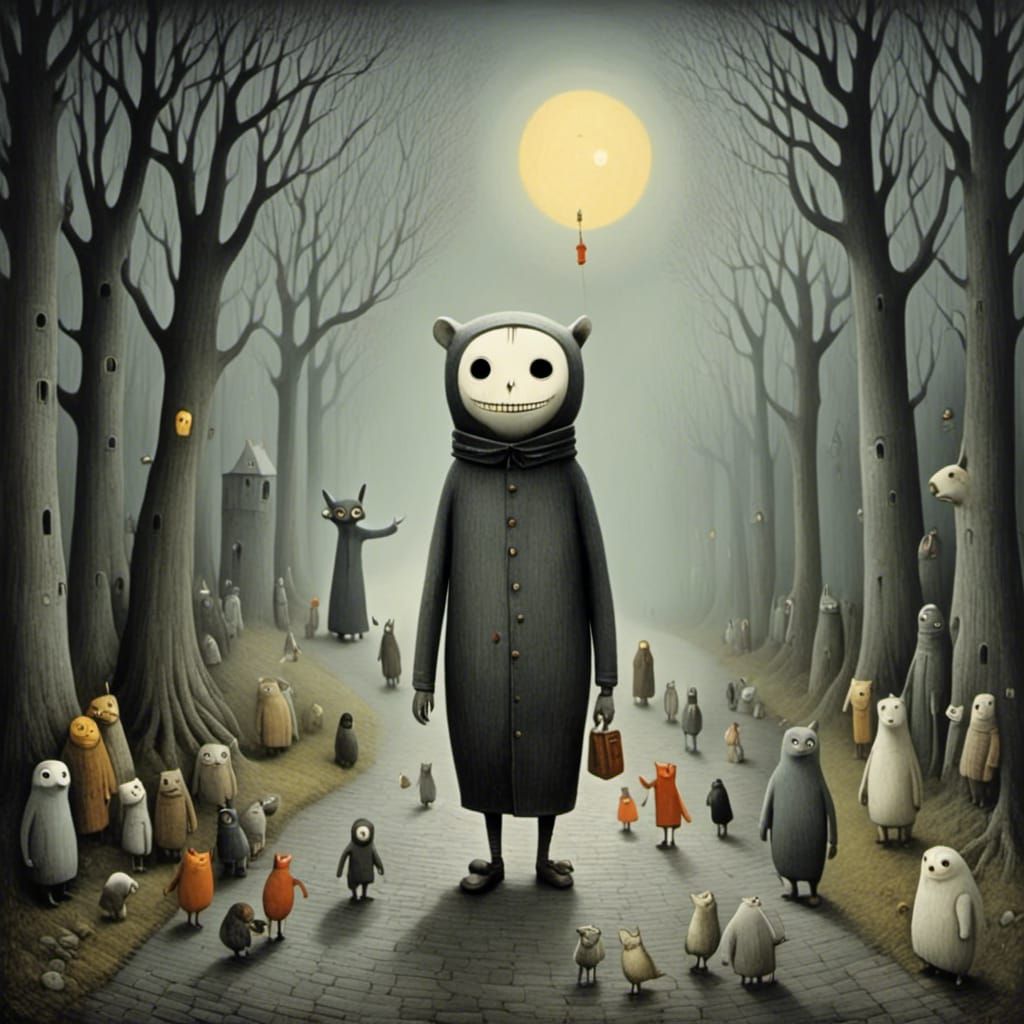 AI Image with Textured Style