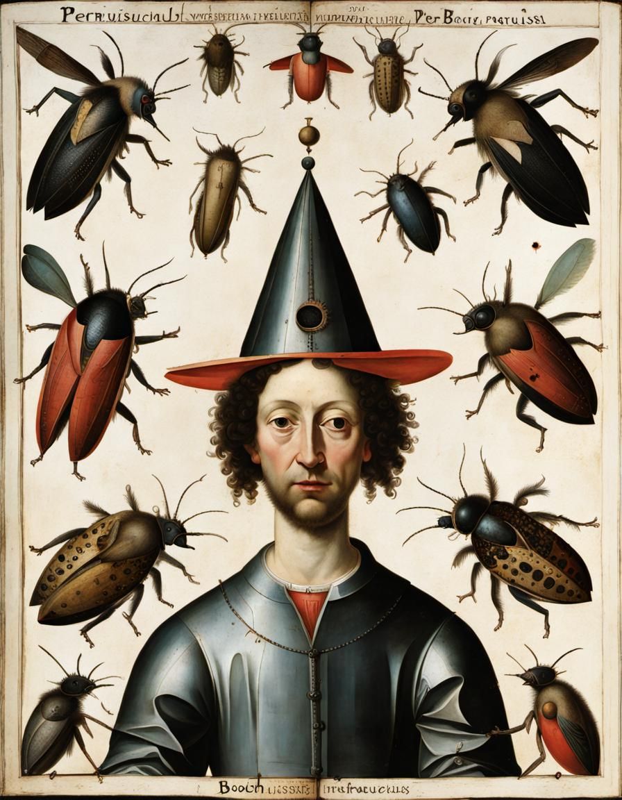 Bosch-Inspired Vernacular Scene