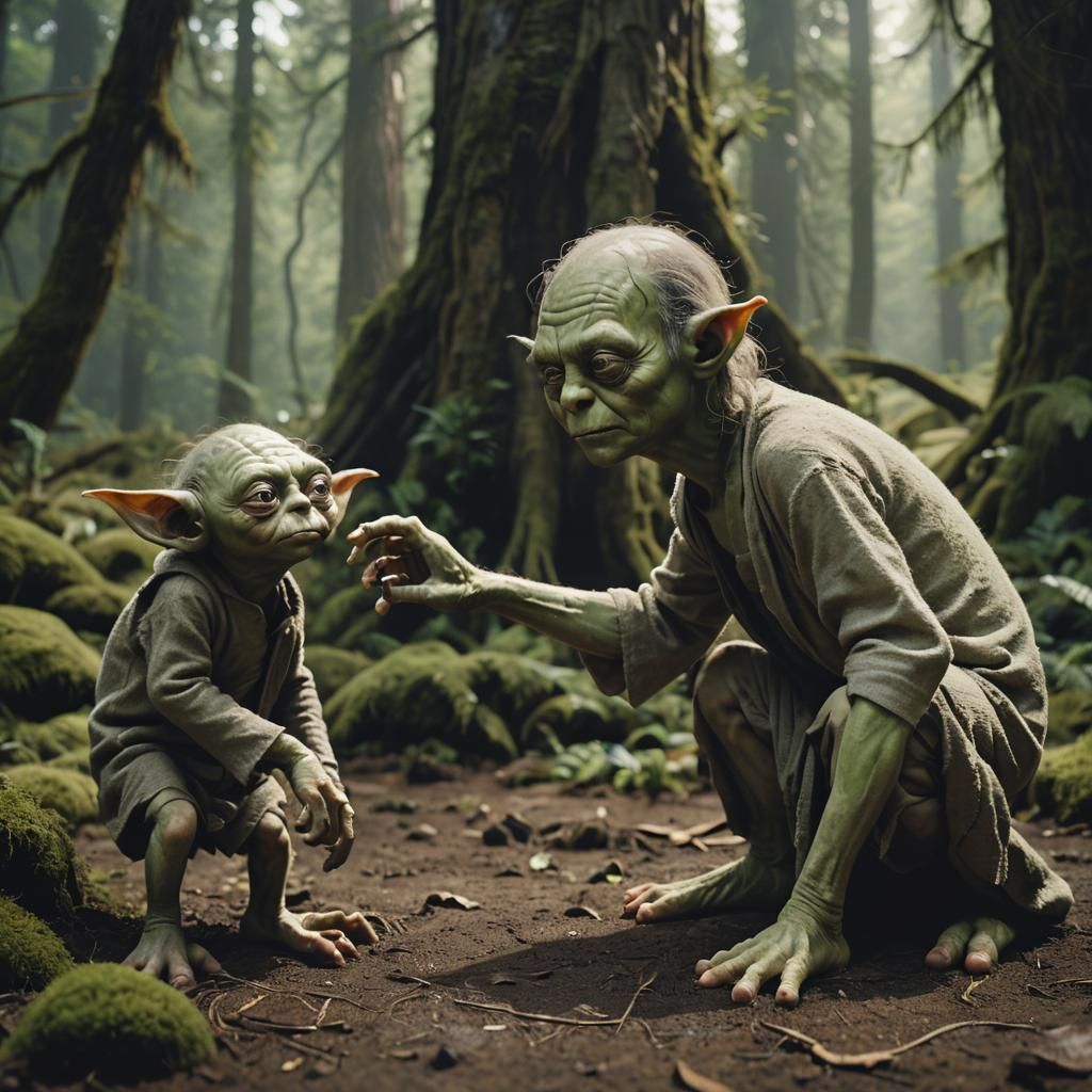 Gollum meets Yoda