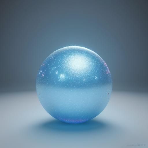 Frosted Object in the Past: Pixar-Style 3D Art