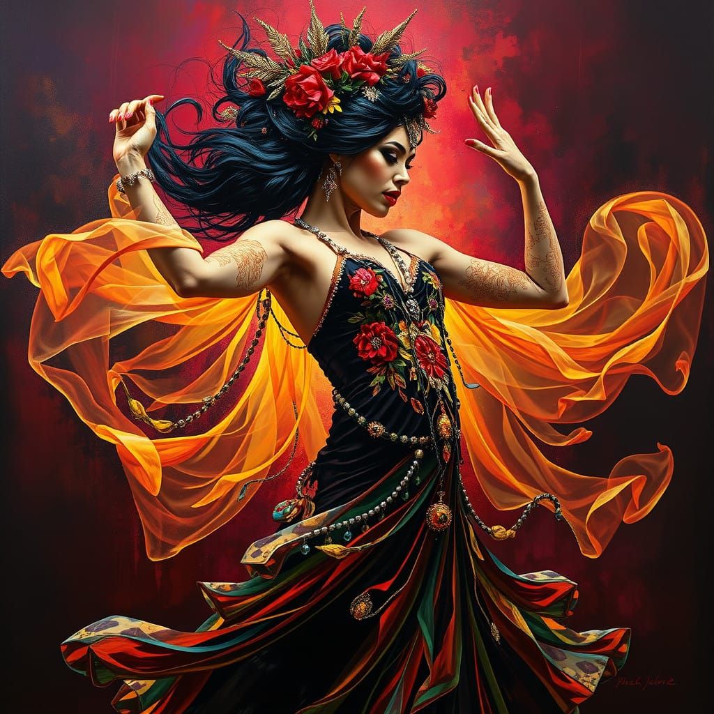 Mata Hari in Disco Dance