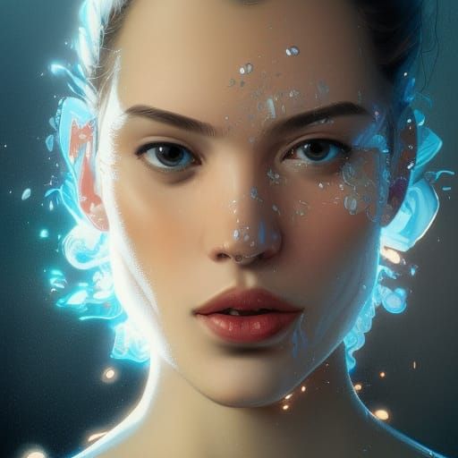 Shoes Portrait in Hyperdetailed Digital Art Style