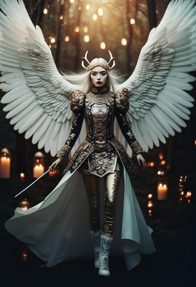 Enchanting Harpy in Mythical Splendor