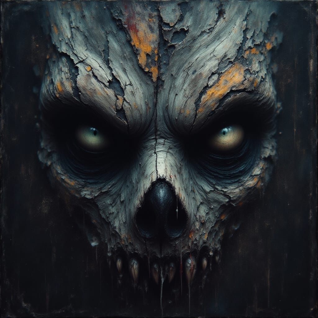 Abandoned Cyberpunk Bunny in a Futuristic Wasteland