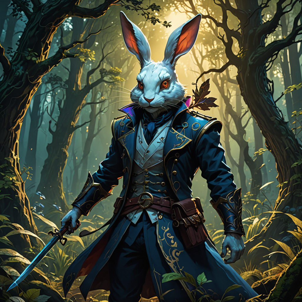 The Wicked White Rabbit of the Dark Forest
