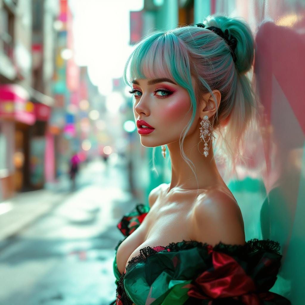 Hyperrealistic Barbie Doll in Sorayama and LaChapelle Style