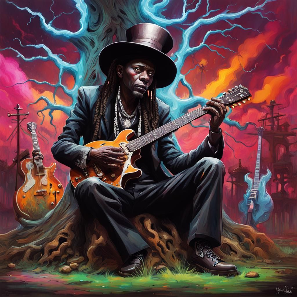 Papa Legba and Robert Johnson Crossroads Deal