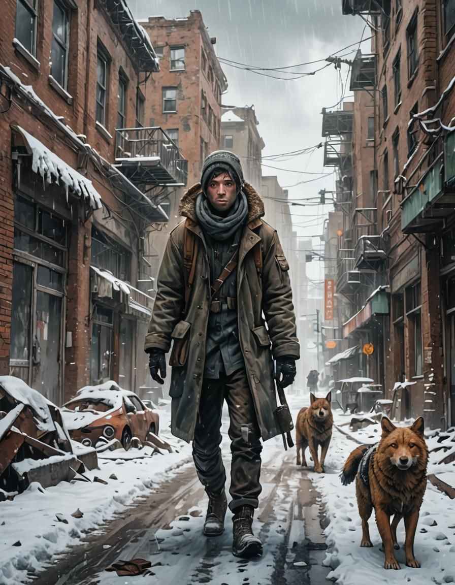 Survivor's Plight in a Frozen Nuclear Winter