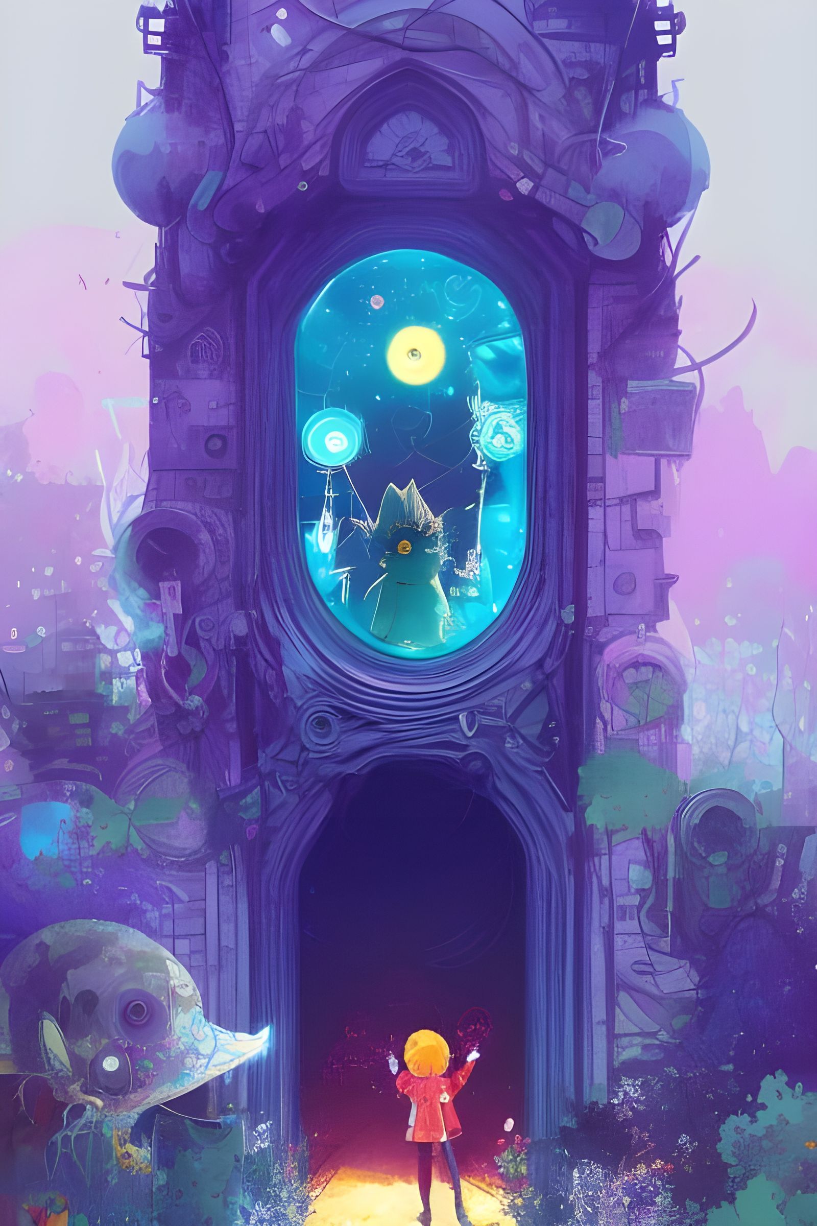 Magical Portal to Another Dimension: Digital Illustration