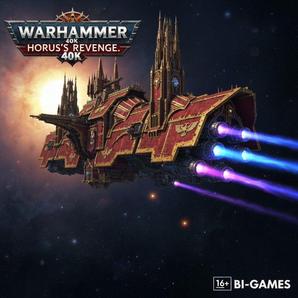 Warhammer 40K Spaceship Cover Art
