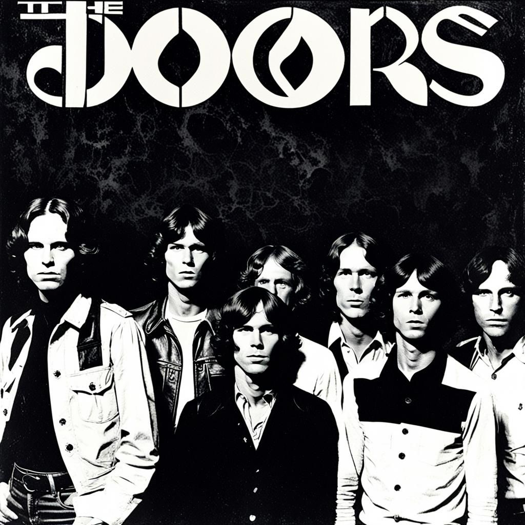 The Doors: 1960s Psychedelic Album Cover