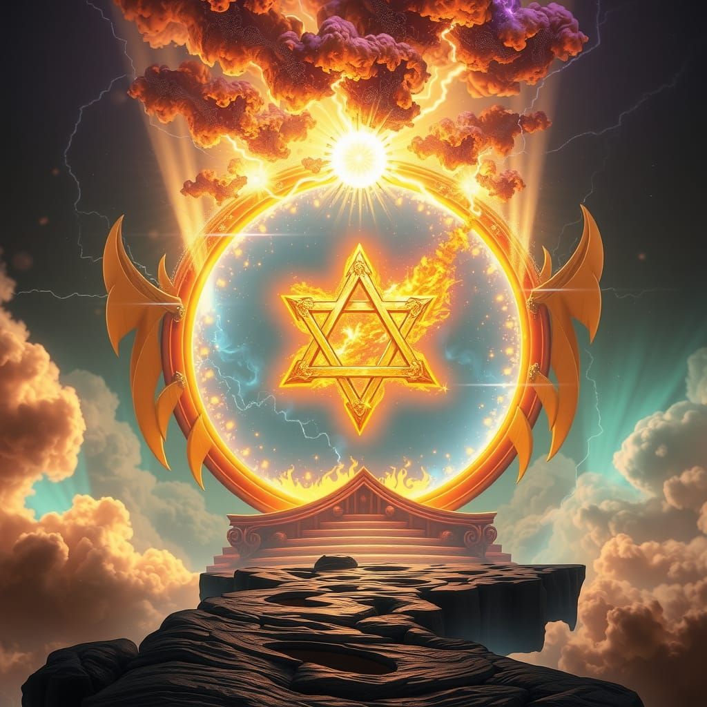 Burning Rune in Stargate to Parallel Universe