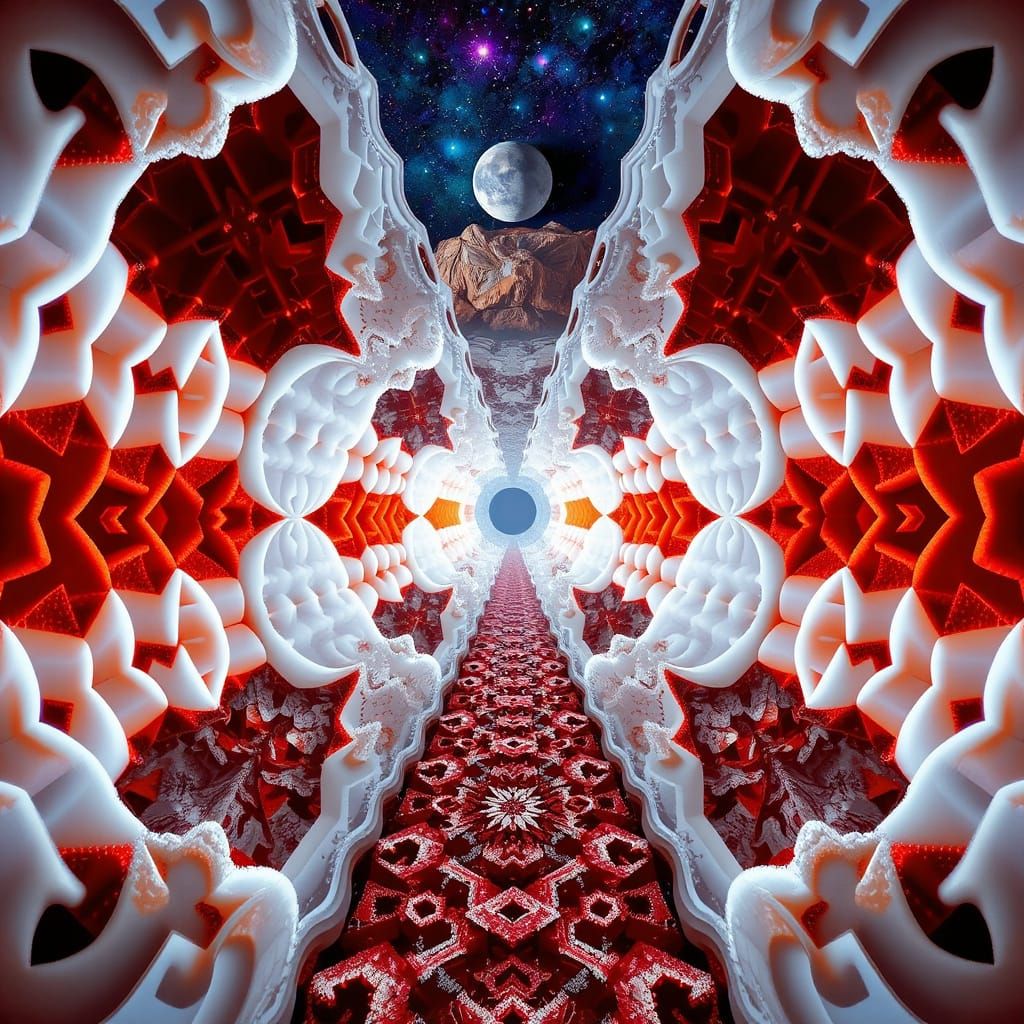 Exploding Corpuscular Corridor with Artists