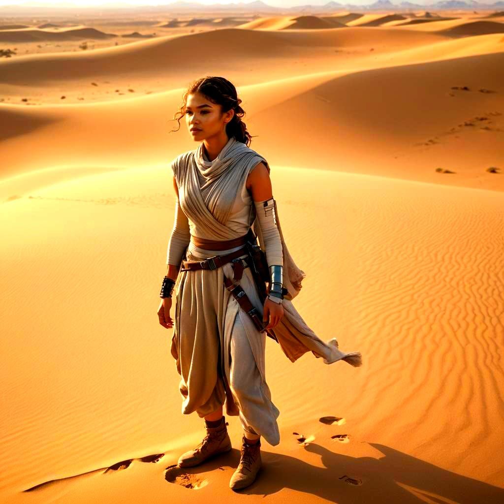 Desert Wanderer: A Portrait of Strength