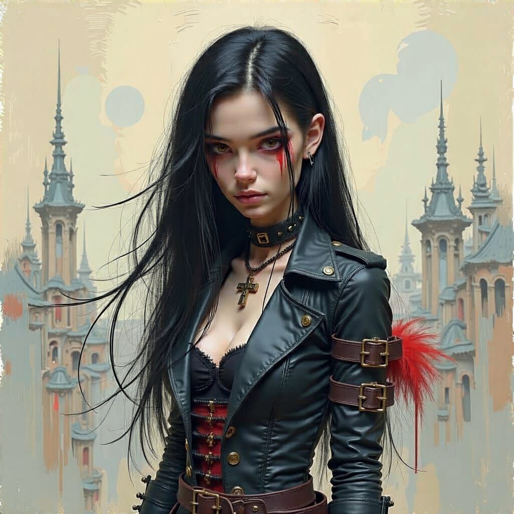 Grimdark Art Inspired by Henry Asencio's Style