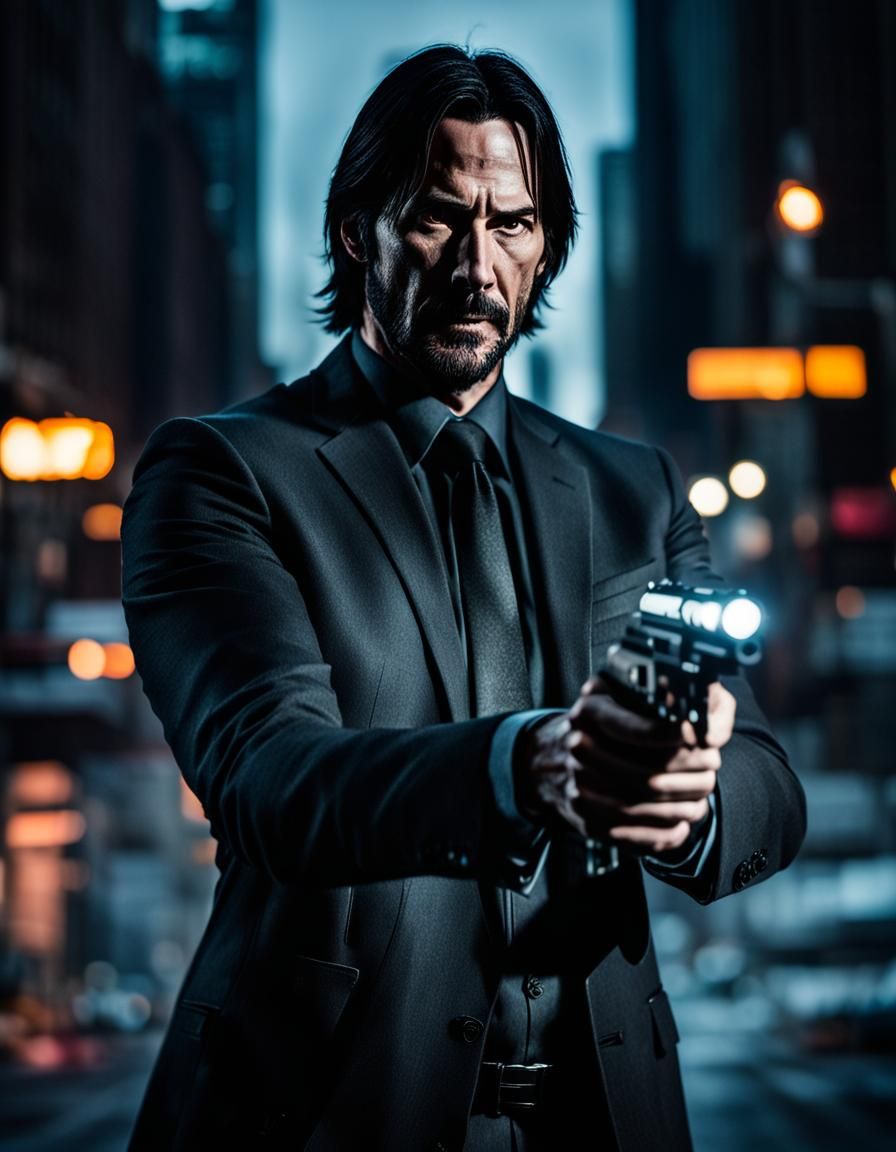 Alan Wake as John Wick in Dark New York