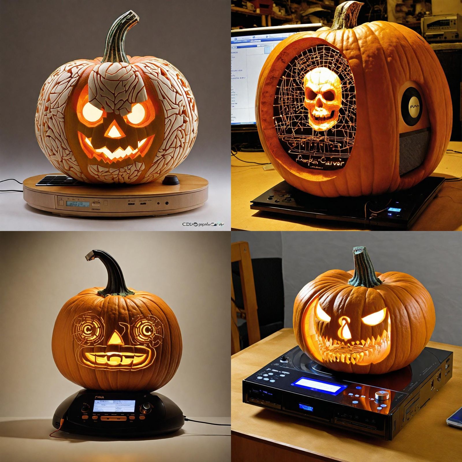 PANA-CHRONIC Electronics: Pumpkin Carver and CD Player