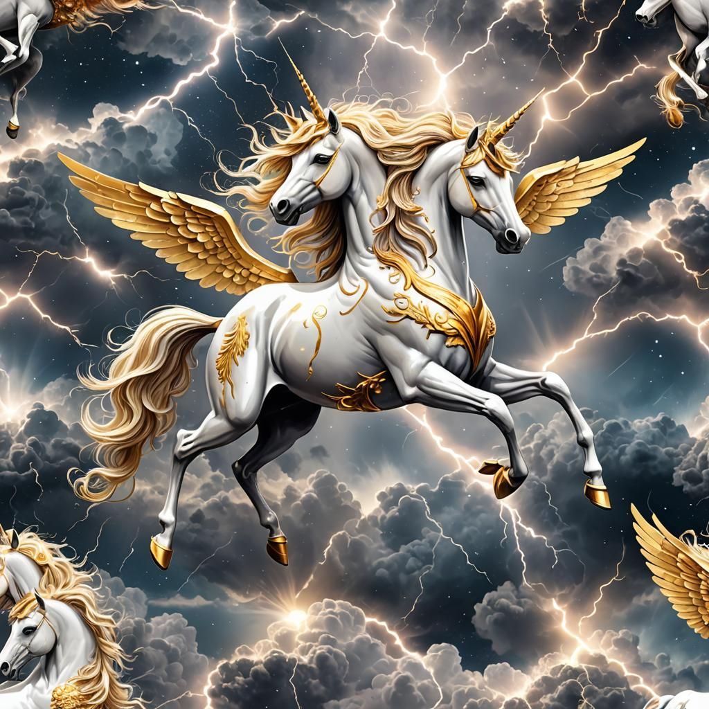 Cosmic Unicorn in Atomic Lightning Storm