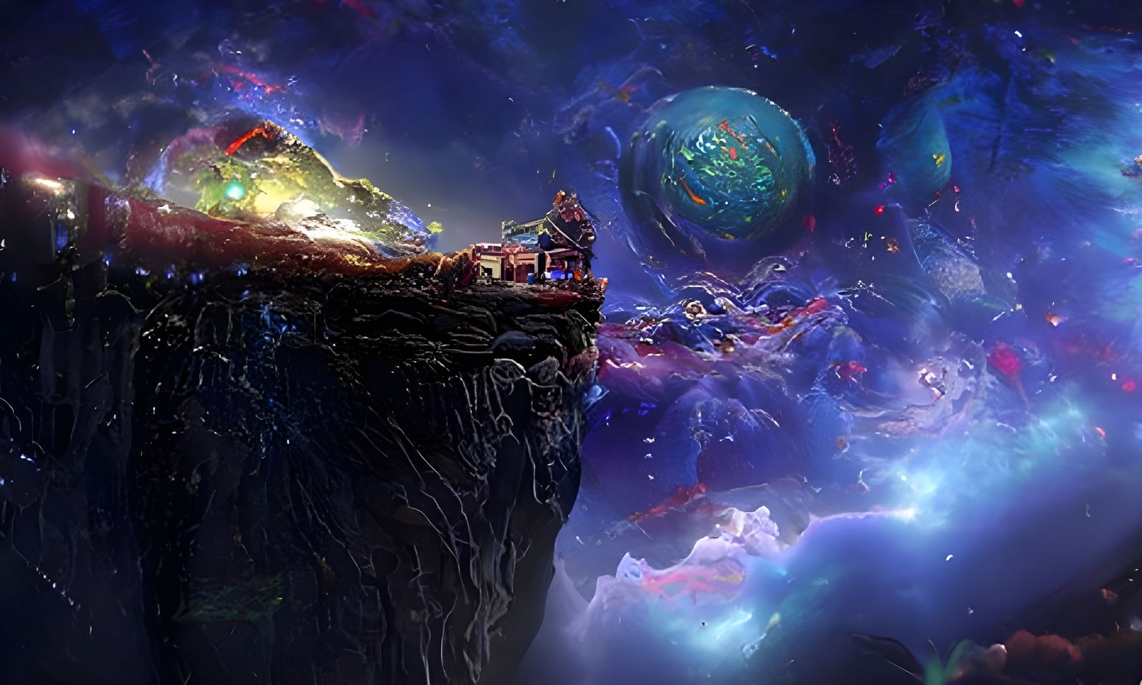 House Floating in the Universe: Cosmic Landscape