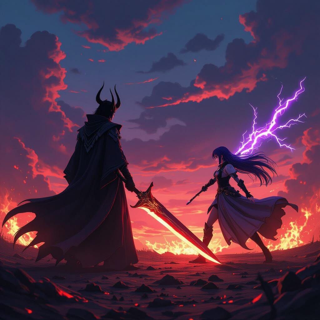 Epic Anime Battle: Diablo vs Shion