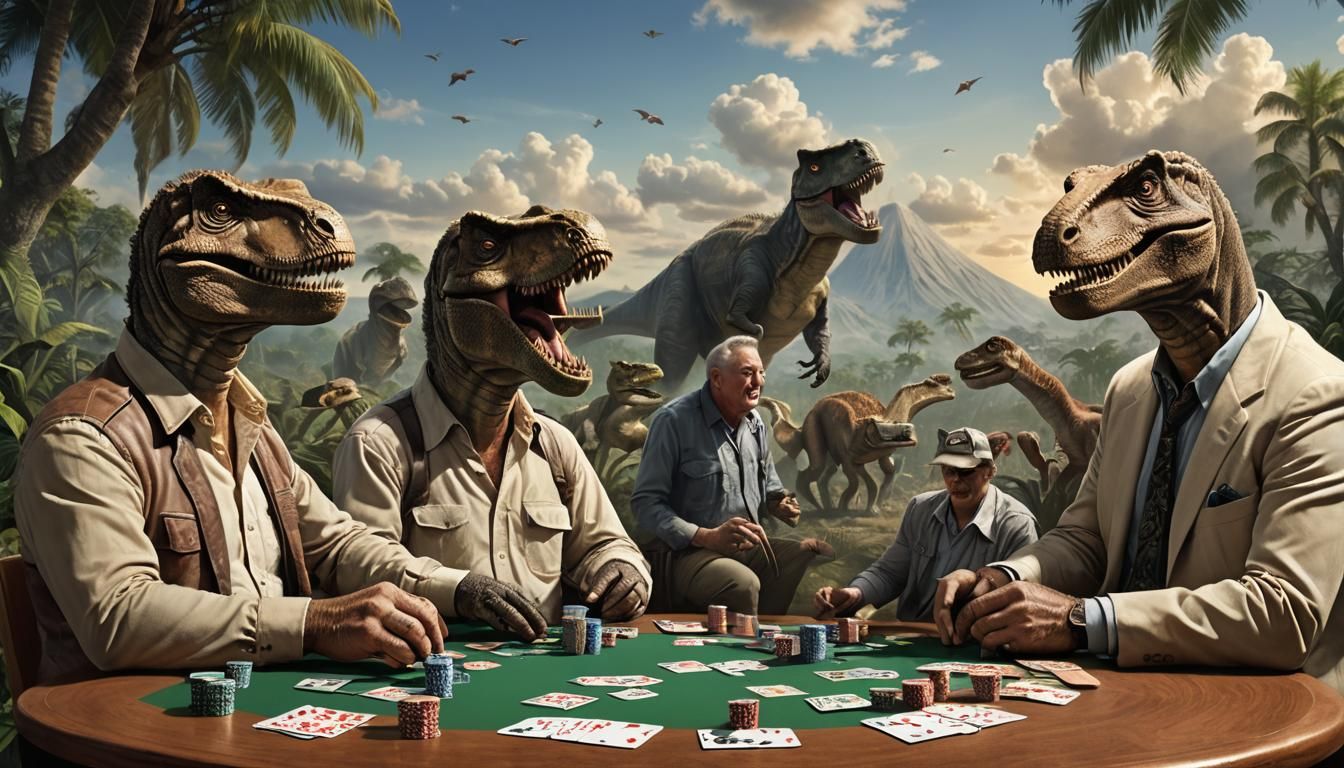 Jurassic Rodents Play Poker With Rodney Dangerfield