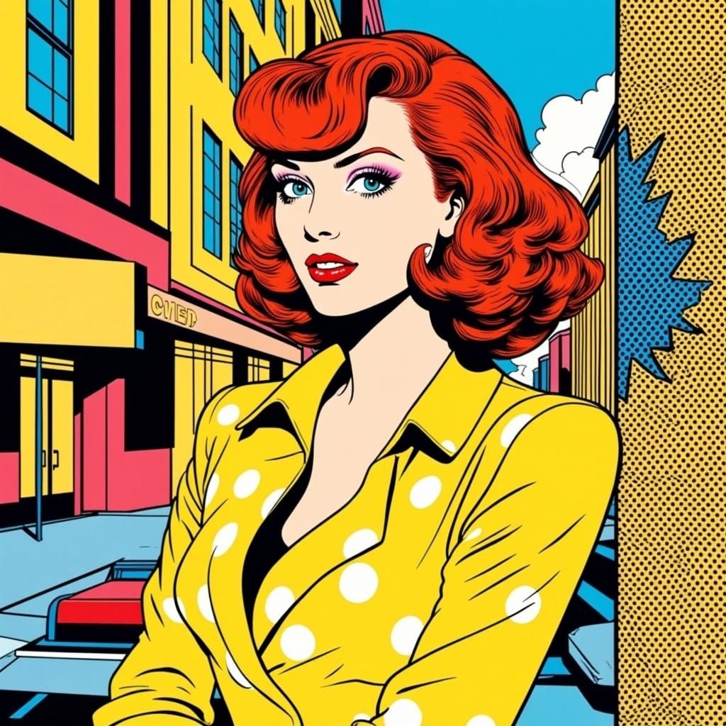 <lora:Snap Crackle Pop:1.0>a bodacious beautiful redhead wit...