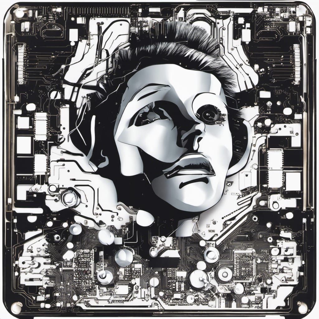 Detailed Electronic Circuits with Copper Traces